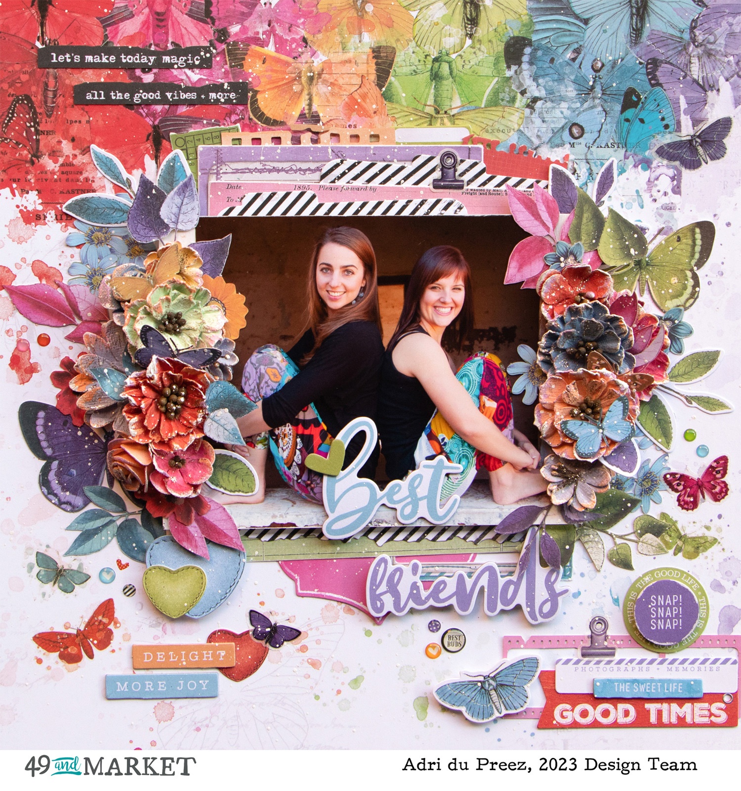 Best friends - Layout by Adri du Preez