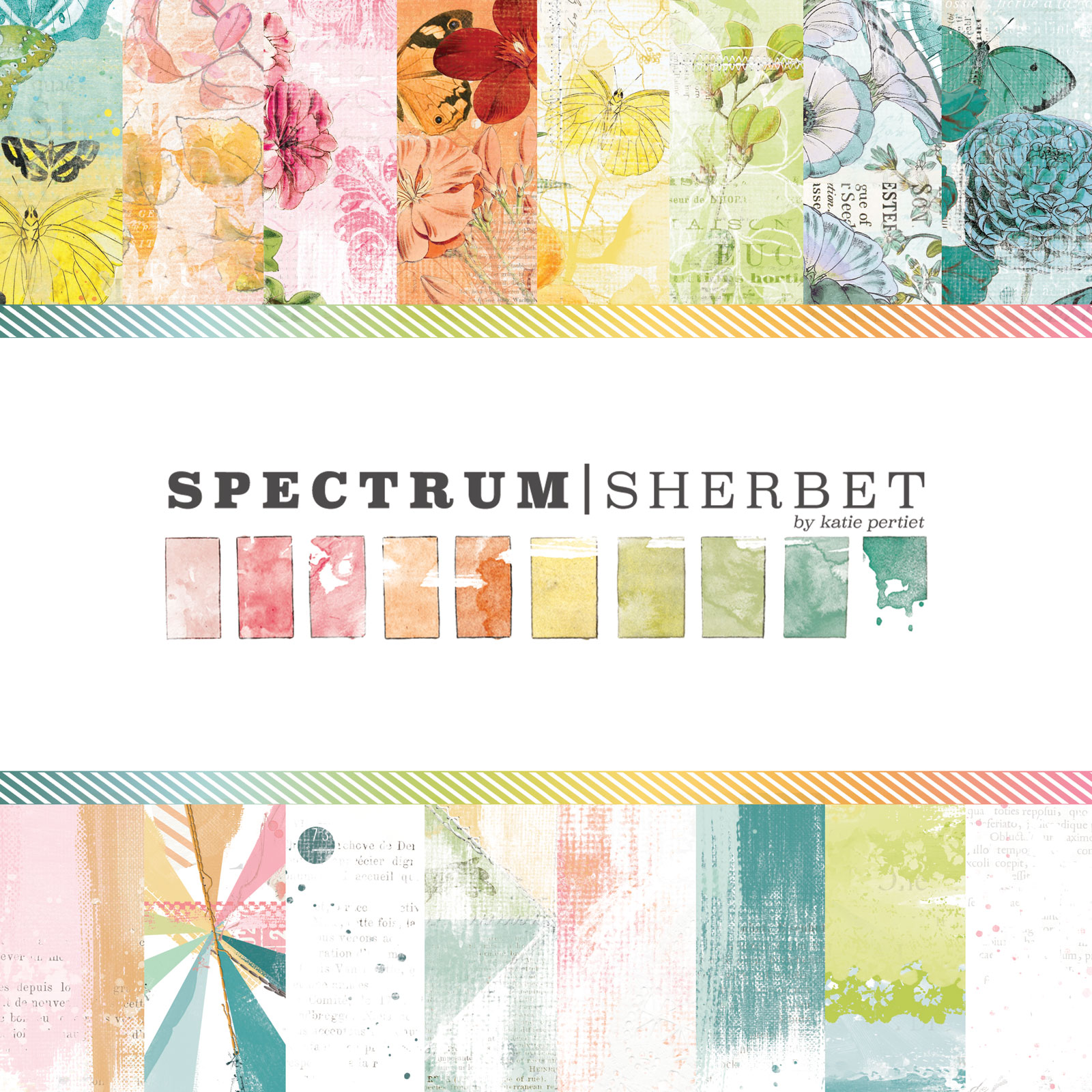 Lace Spectrum Sherbet 4 Washi Tape Roll