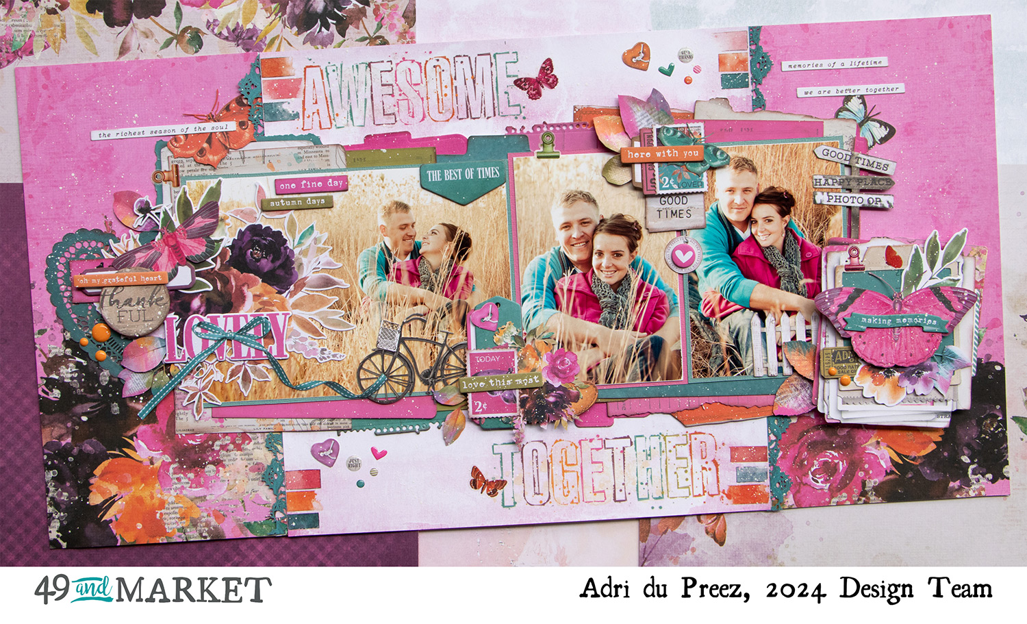 Awesome together - Double layout by Adri