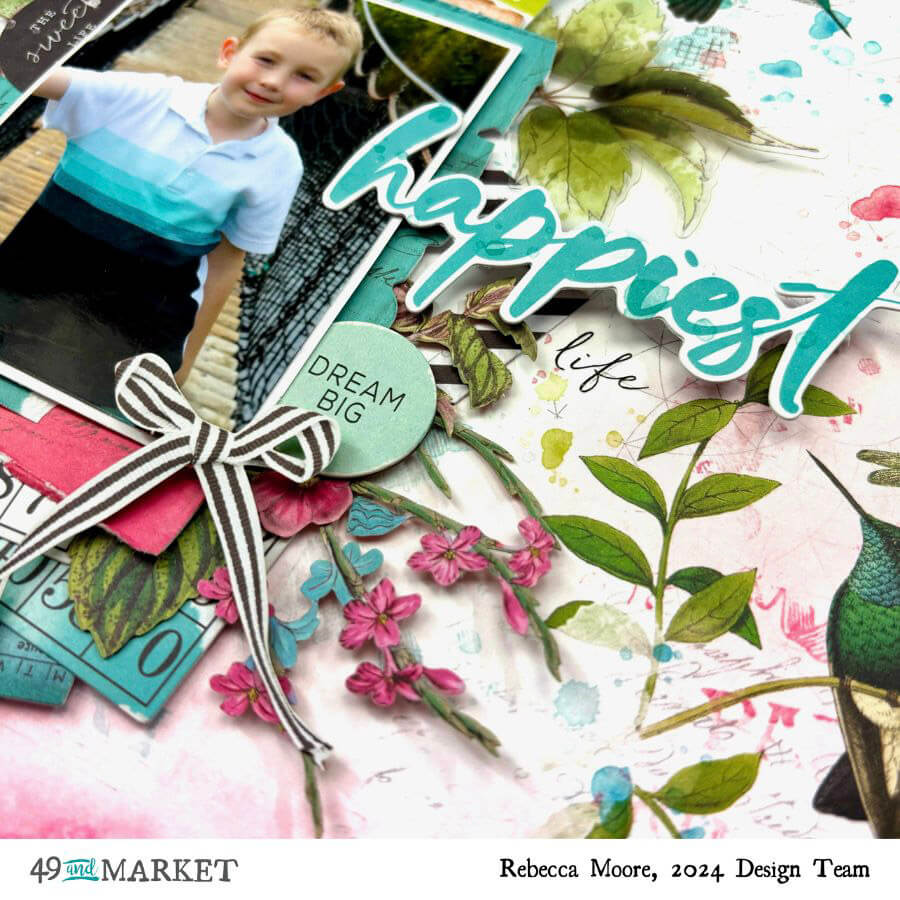 Happiest Life - Layout by Rebecca