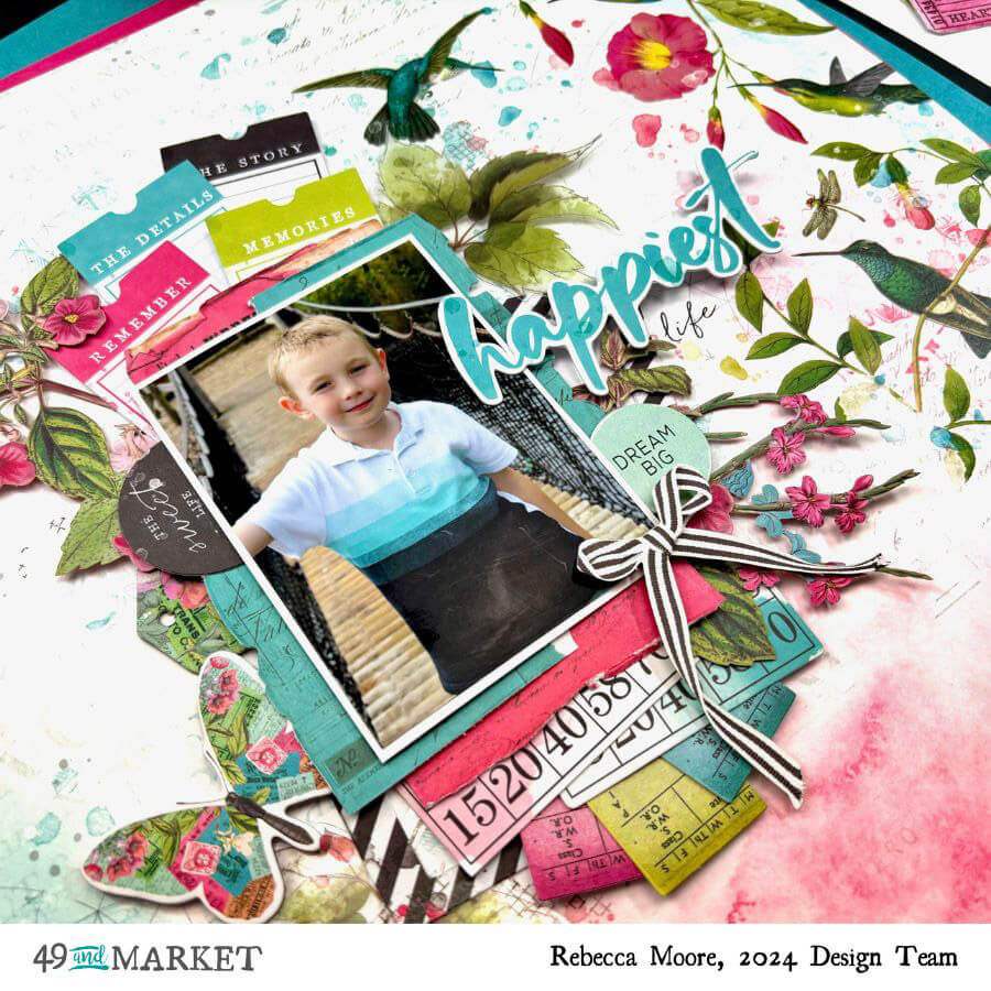 Happiest Life - Layout by Rebecca