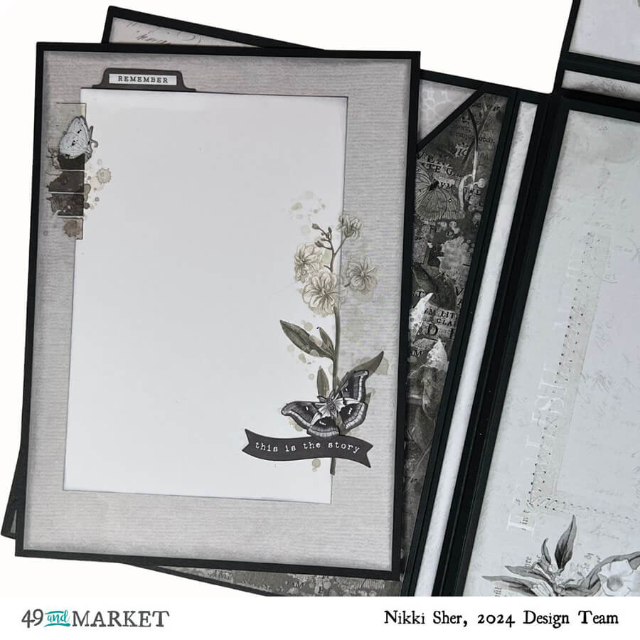 Color Swatch Charcoal Folio by Nikki