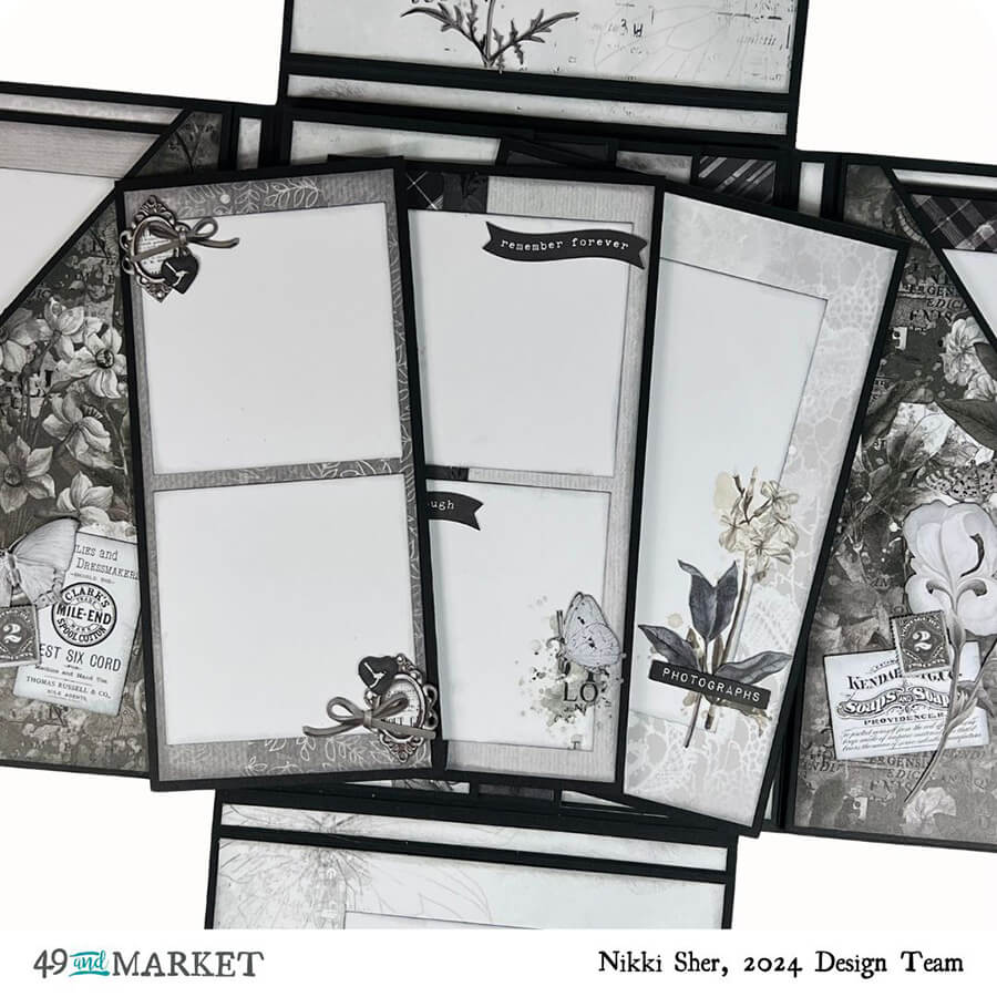 Color Swatch Charcoal Folio by Nikki