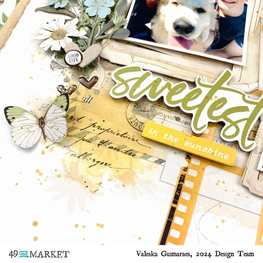 Sweetest in Sunshine - Layout by Valeska