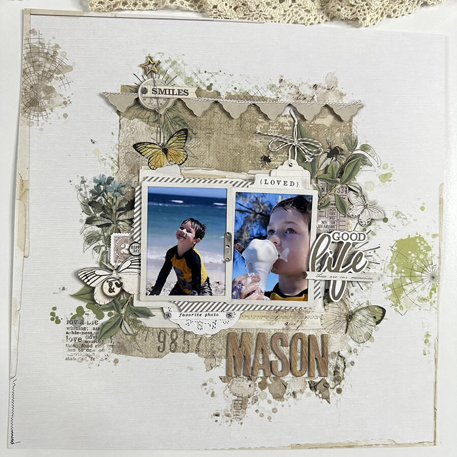 Krafty Garden Page Kit by Jen