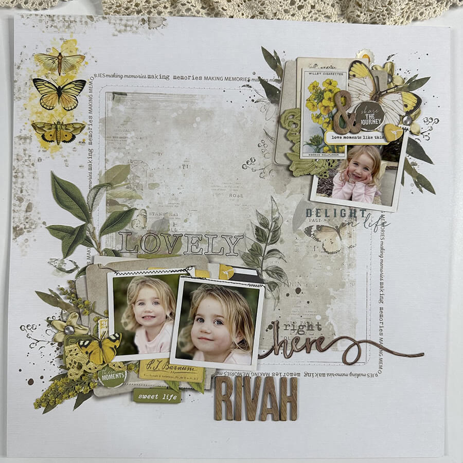 Krafty Garden Page Kit by Jen