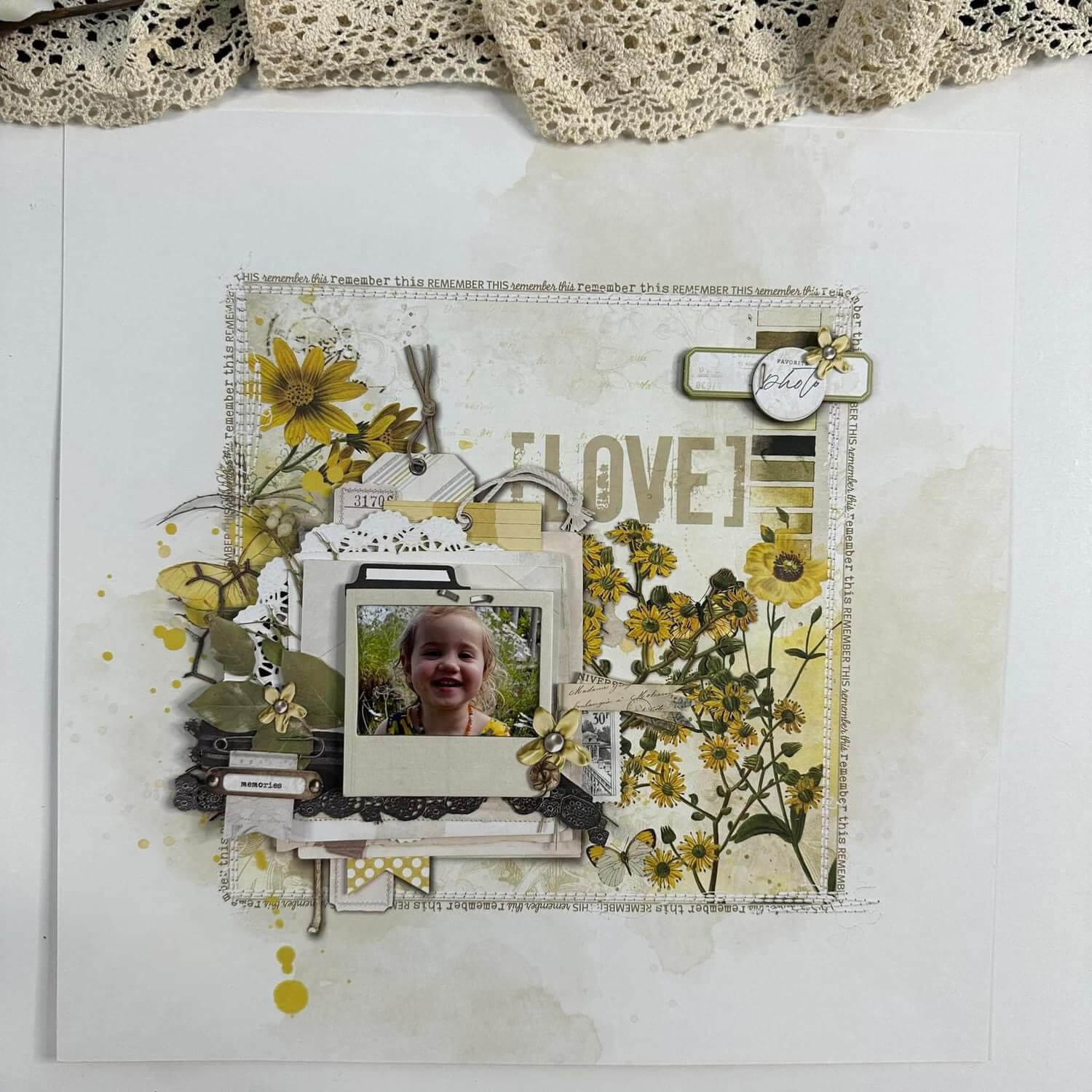 Krafty Garden Page Kit by Jen