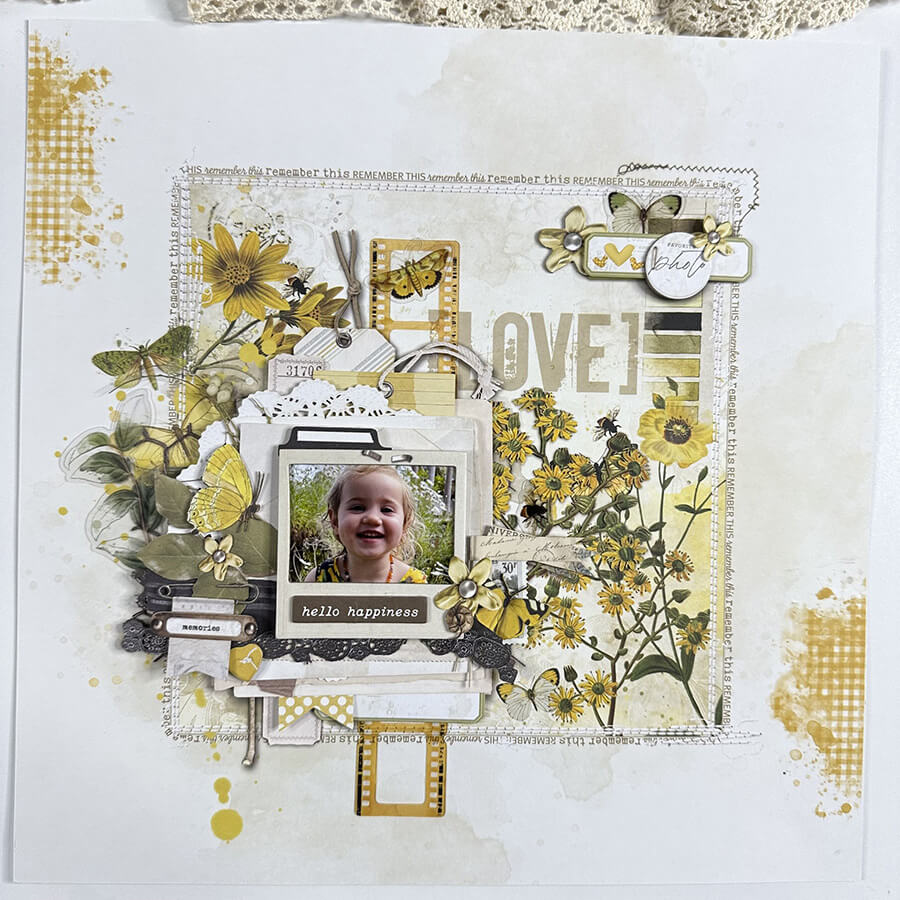 Krafty Garden Page Kit by Jen