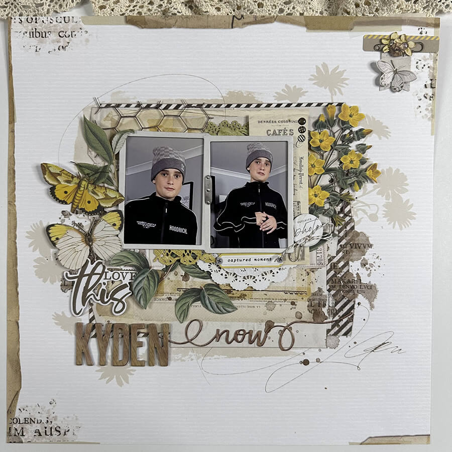 Krafty Garden Page Kit by Jen