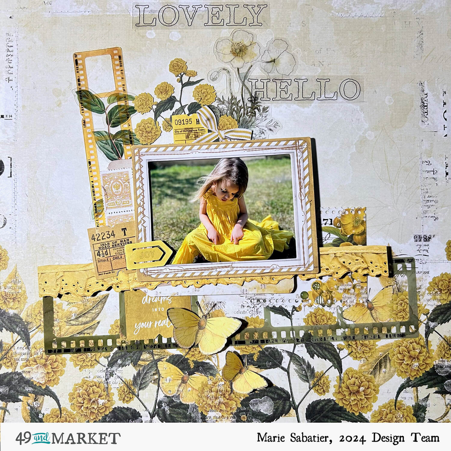 Lovely - Layout by Marie