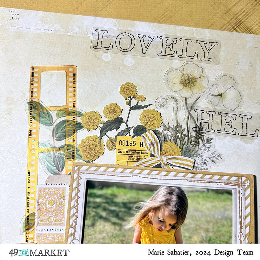 Lovely - Layout by Marie