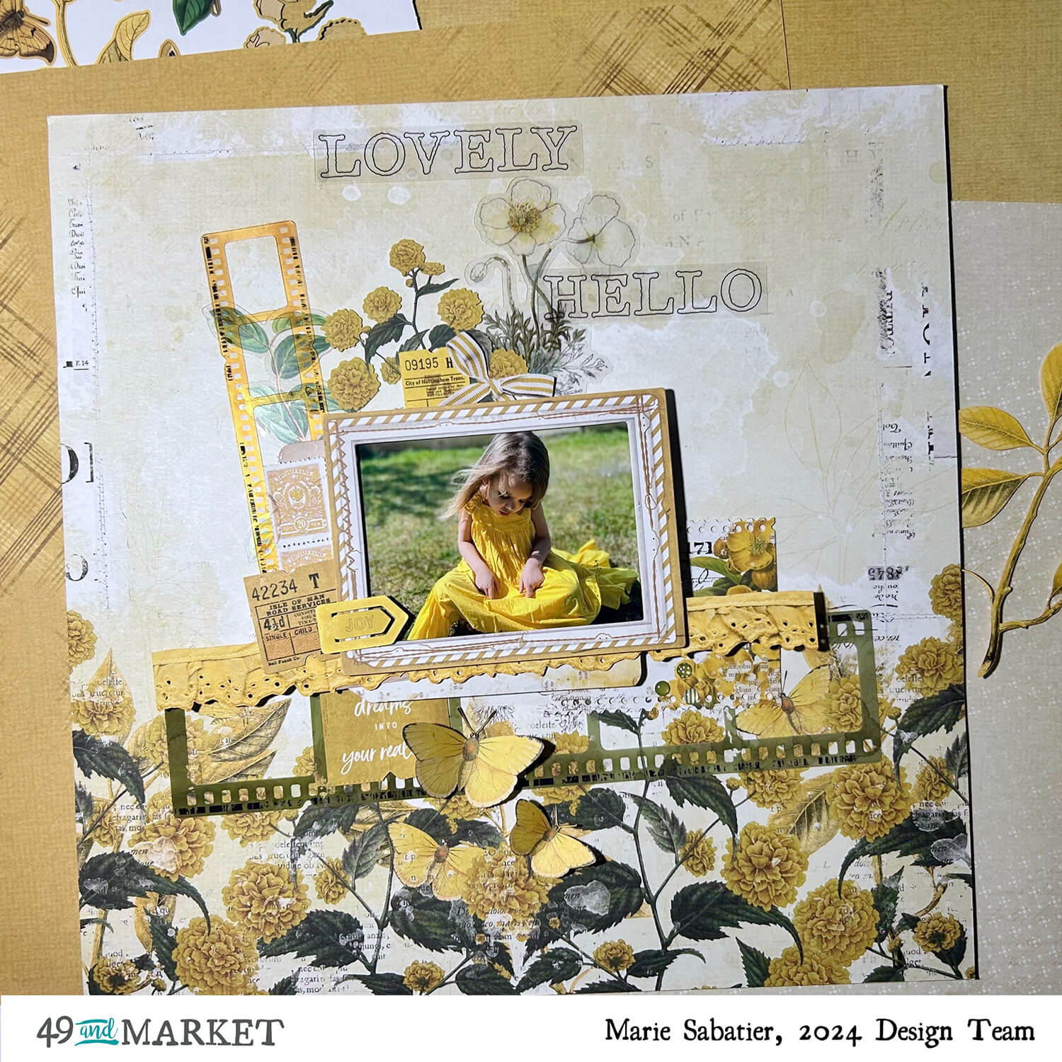 Lovely - Layout by Marie