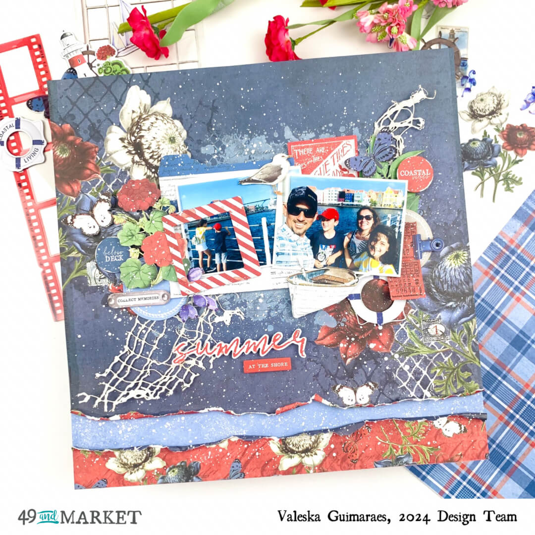 Summer at the shore - Layout by Valeska