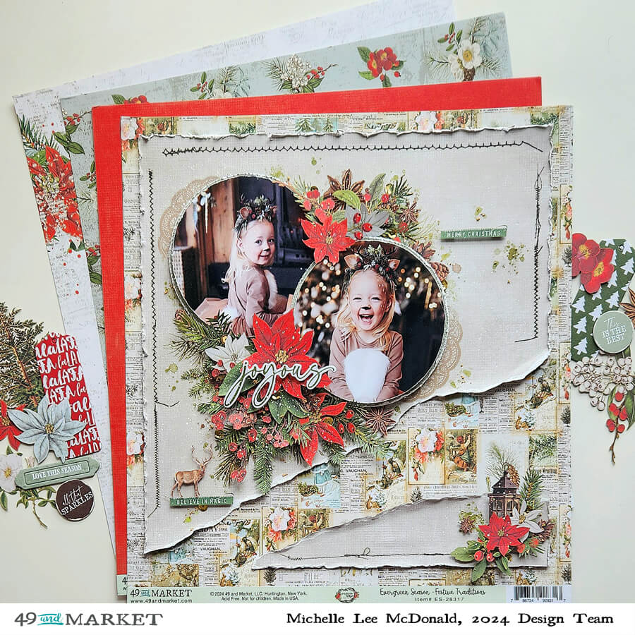 Joyous - Layout by Michelle Lee