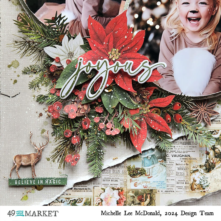 Joyous - Layout by Michelle Lee