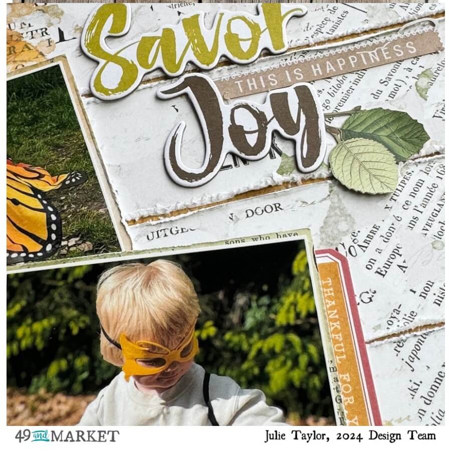 Savor Joy - Layout by Julie