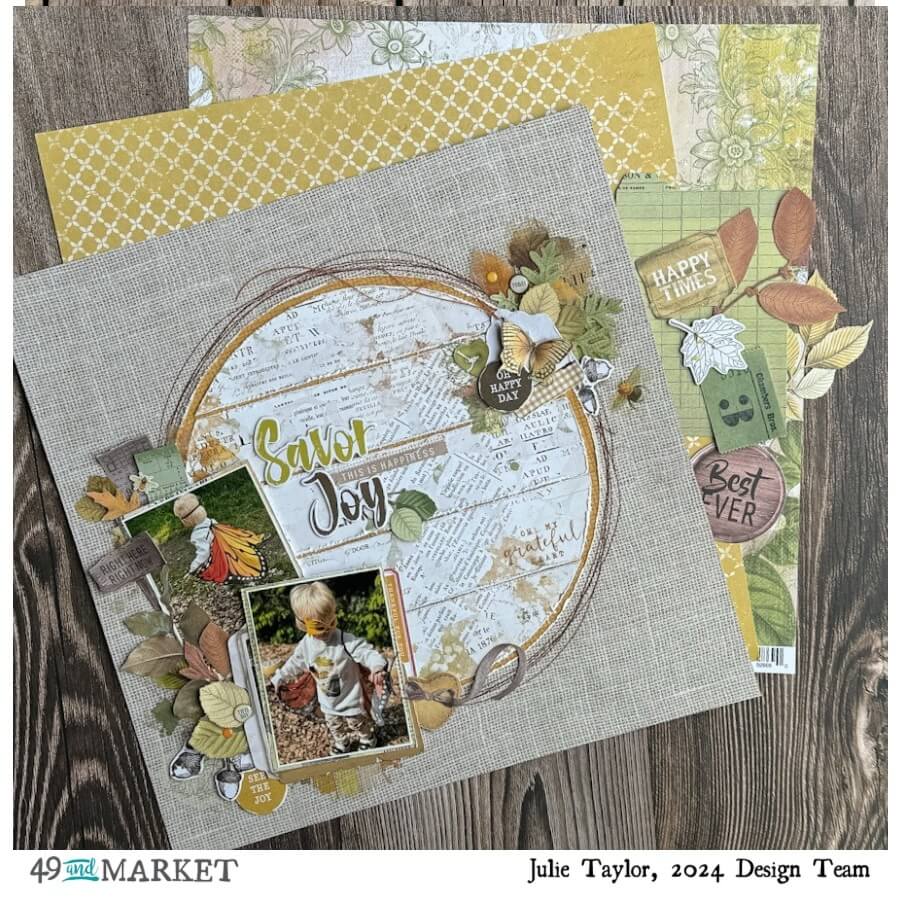 Savor Joy - Layout by Julie