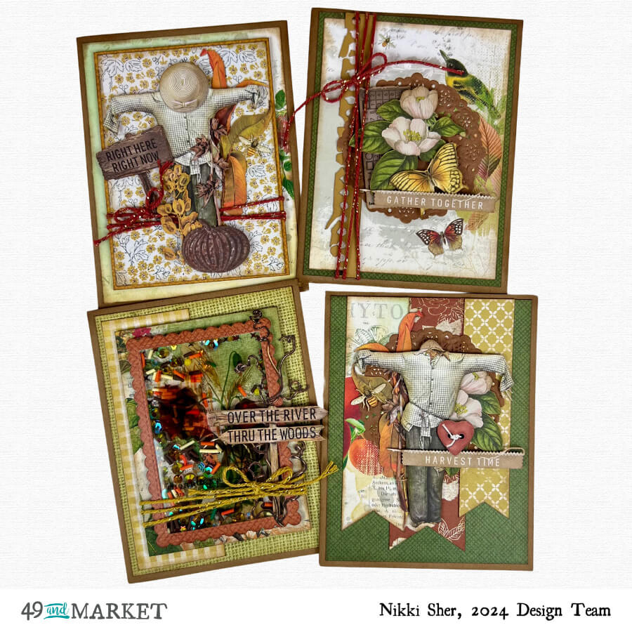 Vintage Orchard Cards by Nikki