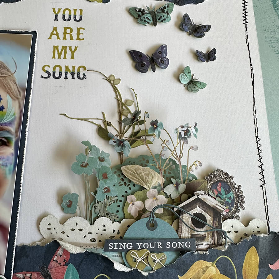 You are my song - Layout by Jen