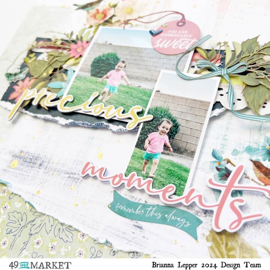 Precious Moments - Layout by Brianna