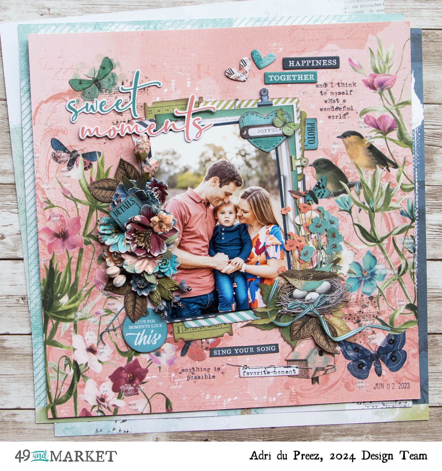 Sweet Moments - Layout by Adri