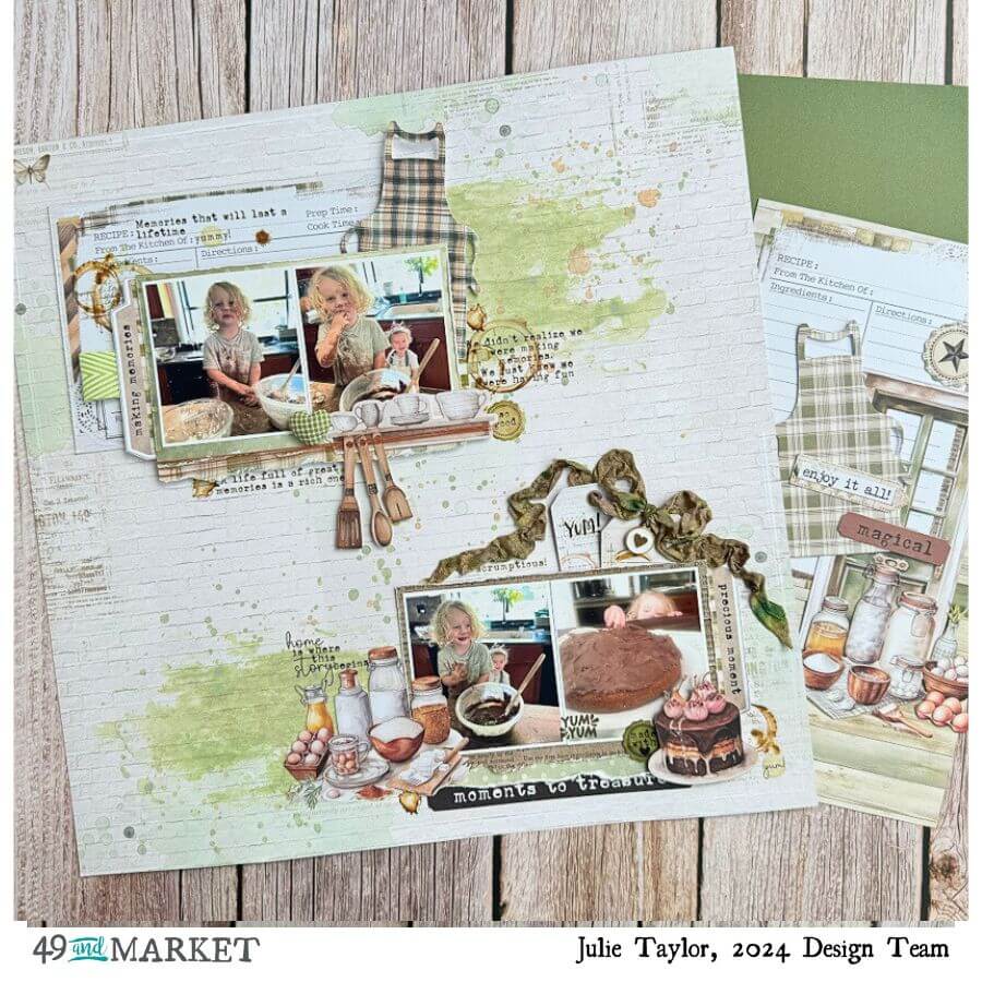 Moments to treasure - Layout by Julie