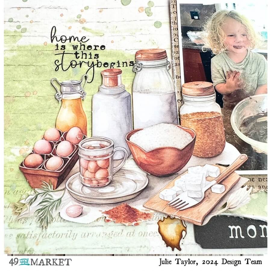 Moments to treasure - Layout by Julie