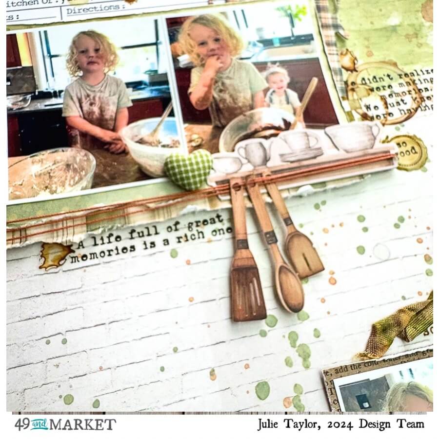 Moments to treasure - Layout by Julie