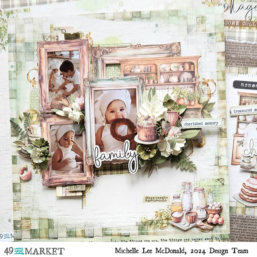 Happiness is Homemade - Layout by Michelle Lee