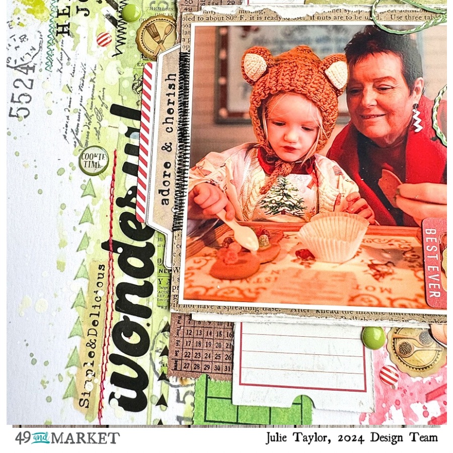 In my heart - Layout by Julie