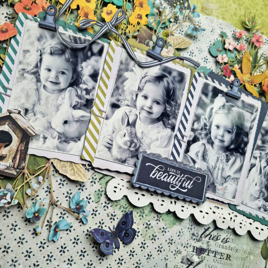 Life is beautiful - Layout by Michelle