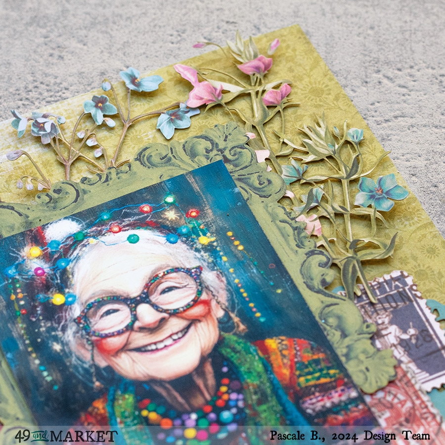 Life is Beautiful - Art journal page by Pascale B.