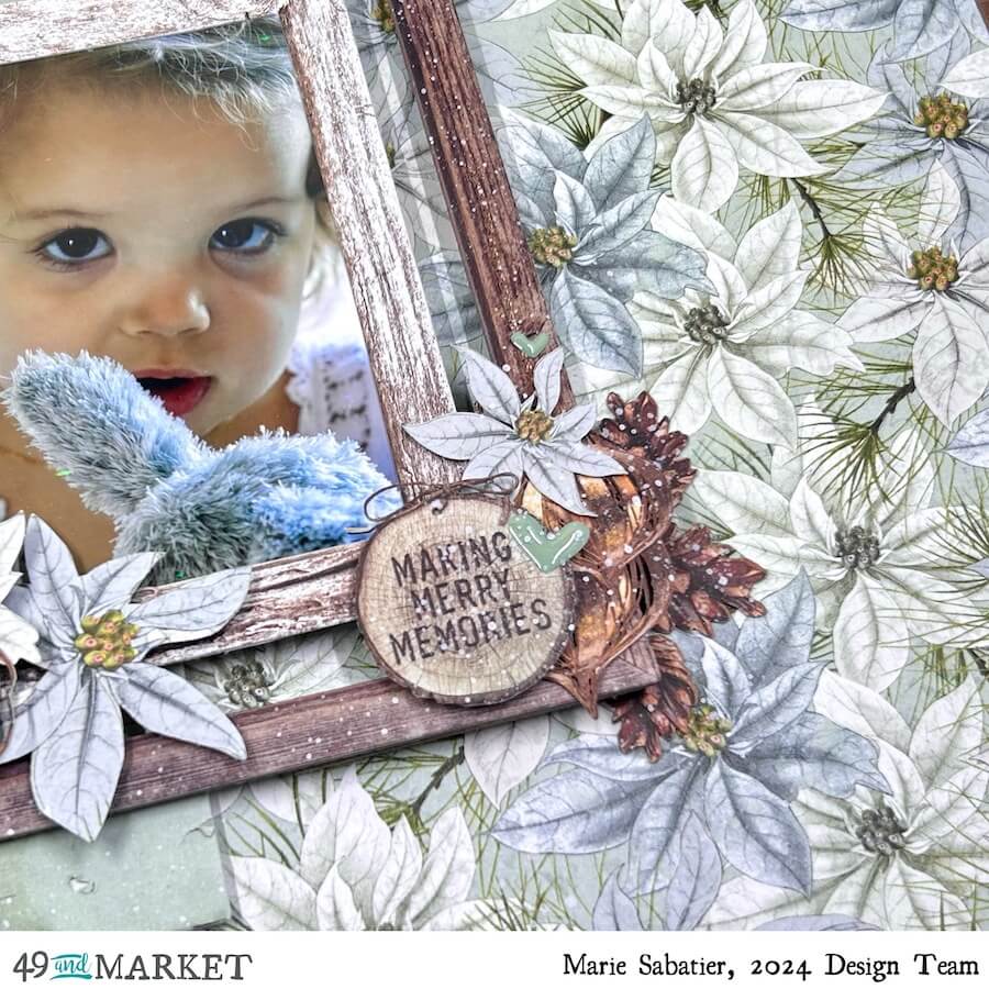 Making Merry Memories - Layout by Marie