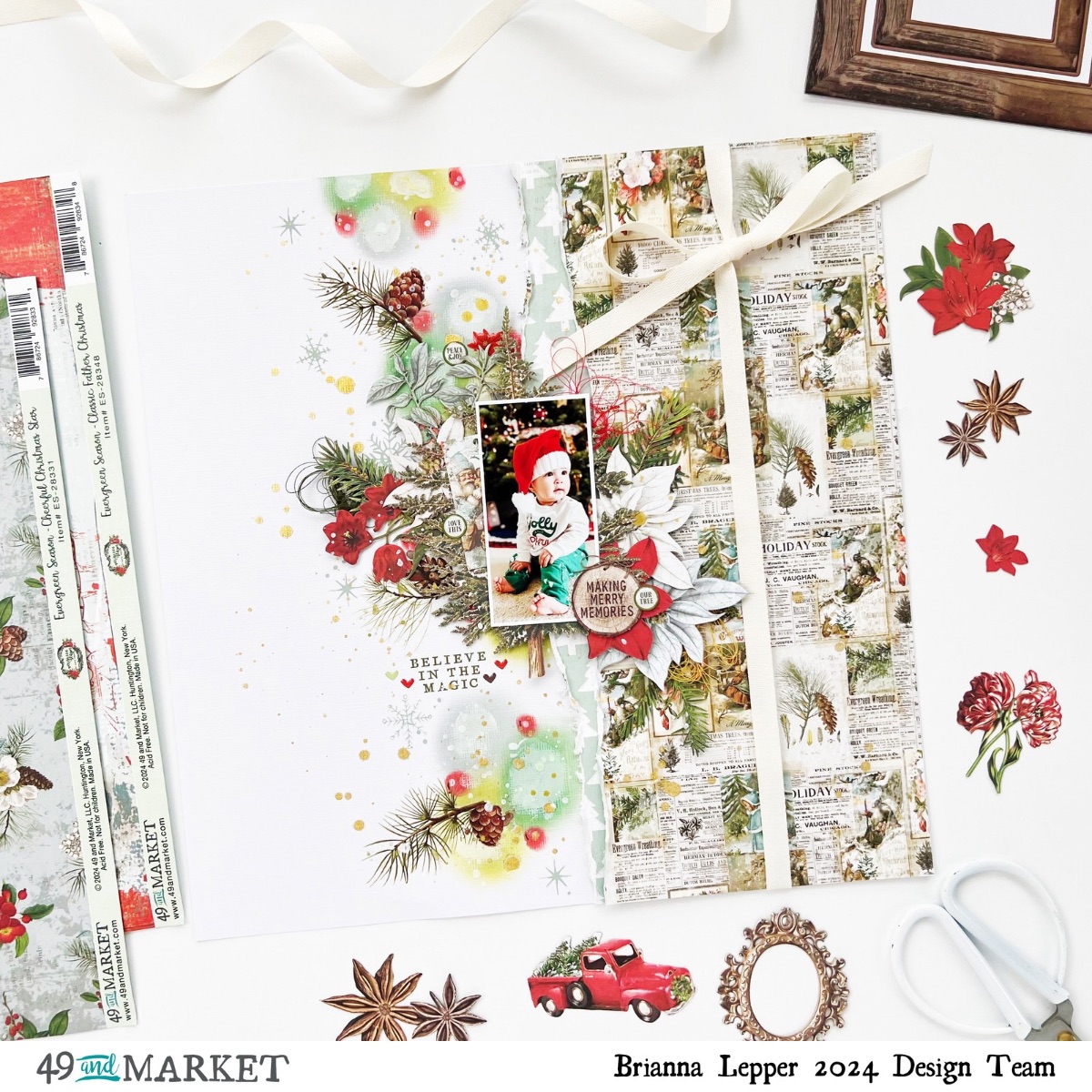  Making Merry Memories - Layout by Brianna