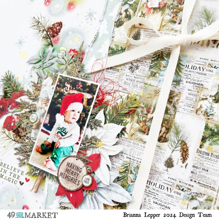  Making Merry Memories - Layout by Brianna