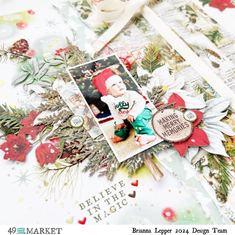  Making Merry Memories - Layout by Brianna