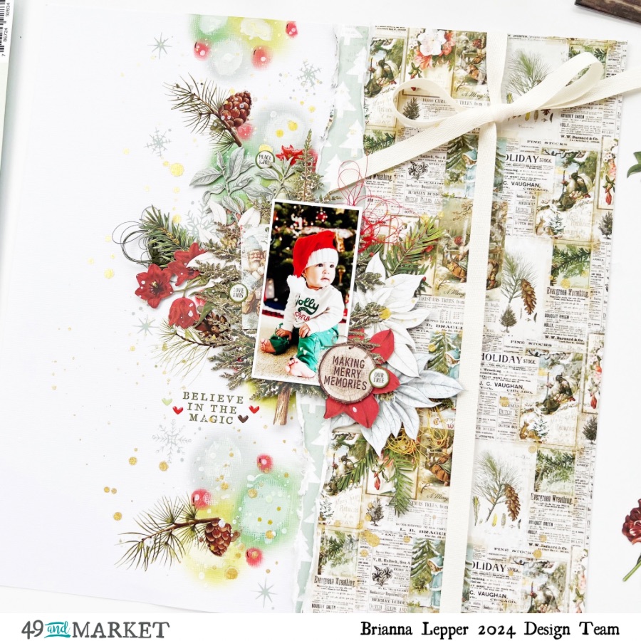  Making Merry Memories - Layout by Brianna