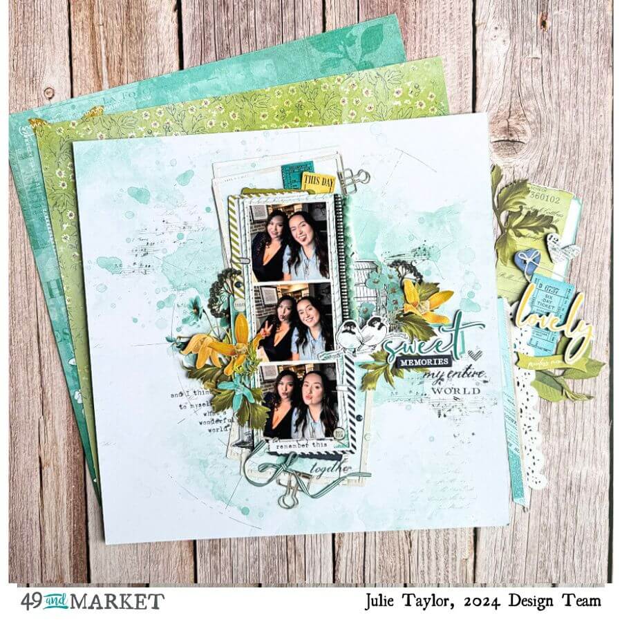 Sweet Memories - Layout by Julie