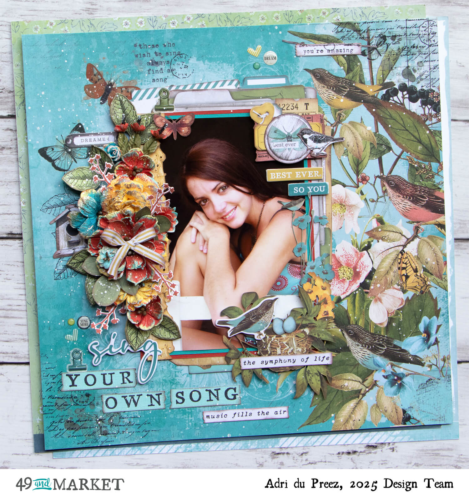 Sing your own song - Layout by Adri