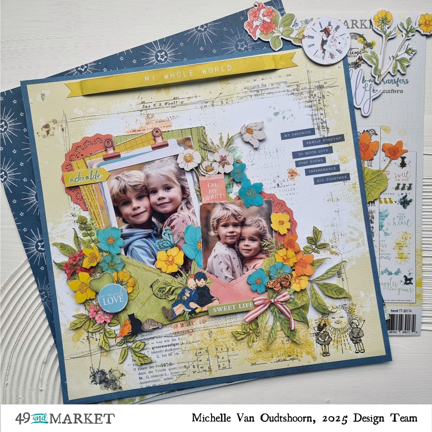 My whole world - Layout by Michelle