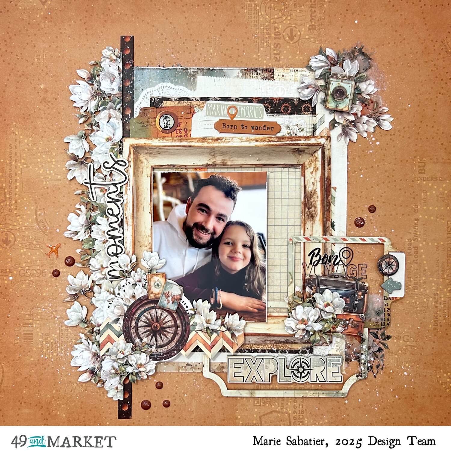 Bon voyage - Layout by Marie