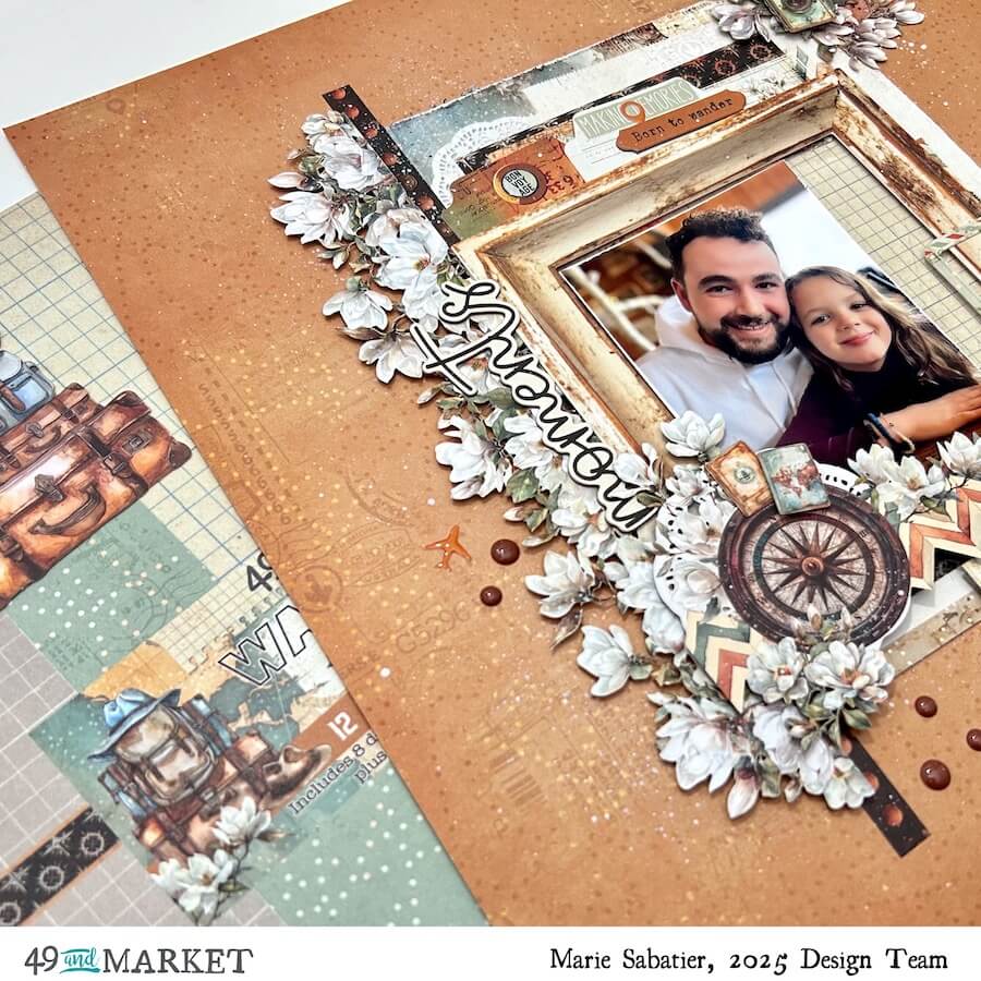 Bon voyage - Layout by Marie