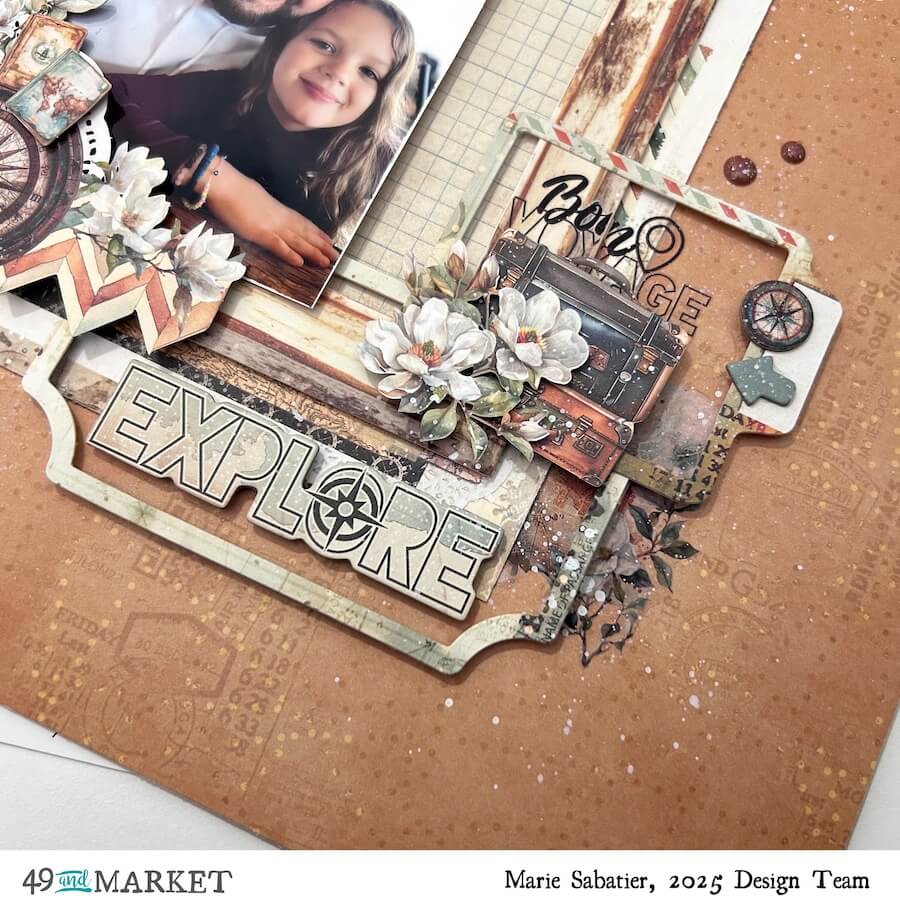 Bon voyage - Layout by Marie
