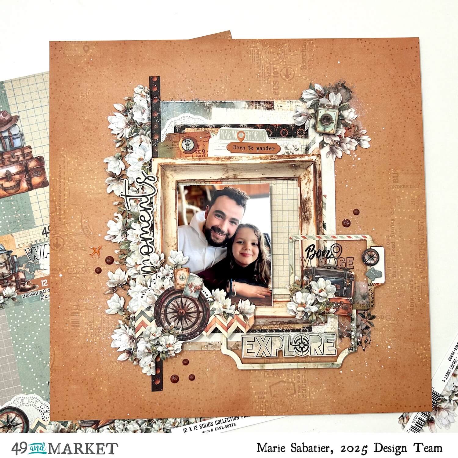 Bon voyage - Layout by Marie