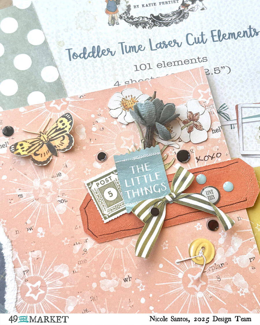 My Whole World Scrapbook - Layout by Nicole