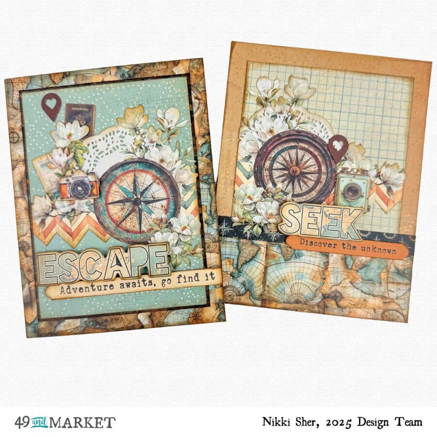 Wanderlust Explorer Cards by Nikki Sher