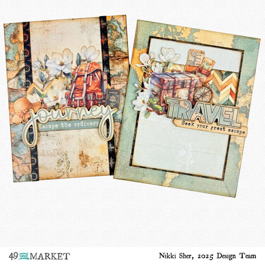 Wanderlust Explorer Cards by Nikki Sher