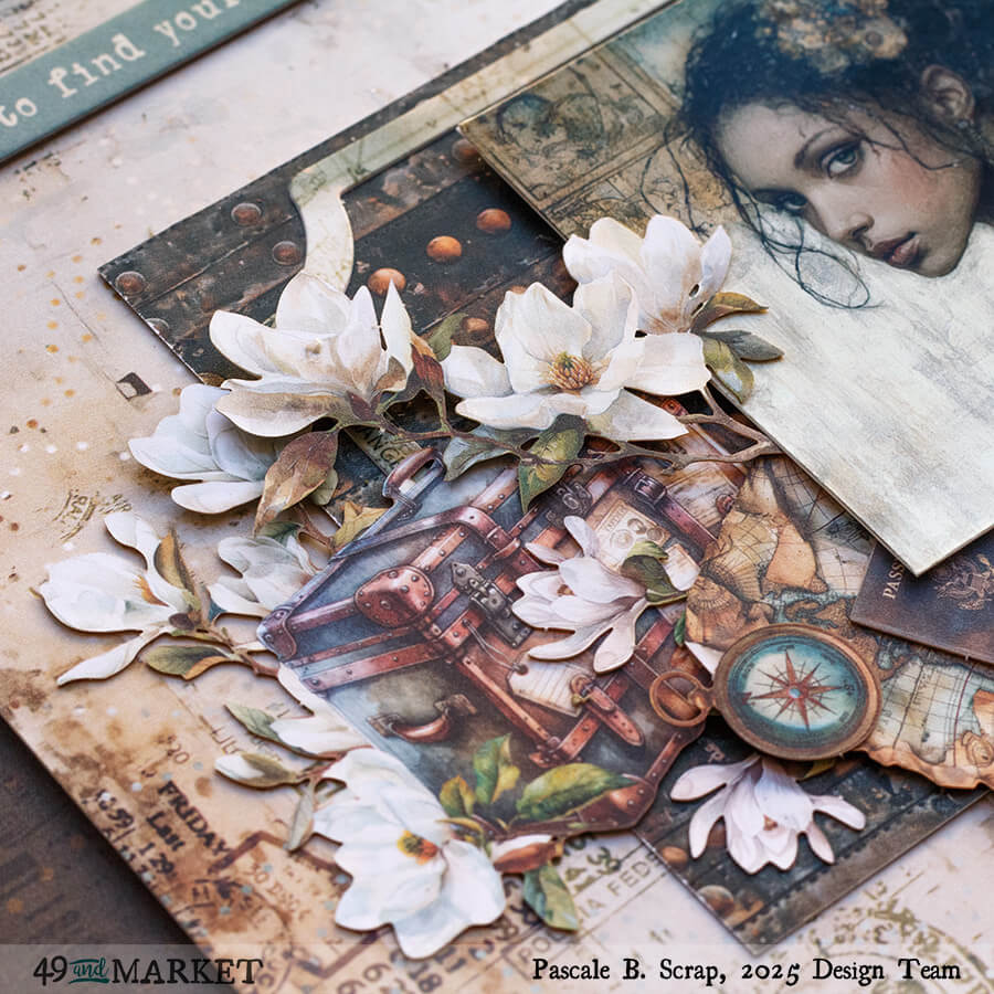 Get lost to find yourself - Layout by Pascale