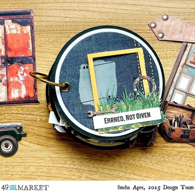 Rustic Adventure: A Round Mini Album by Sneha