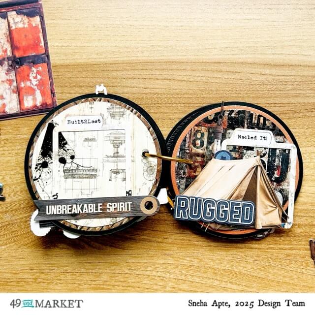 Rustic Adventure: A Round Mini Album by Sneha